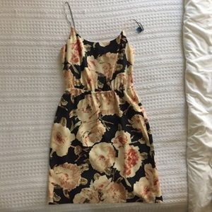 J Crew Silk Floral Dress Size 2